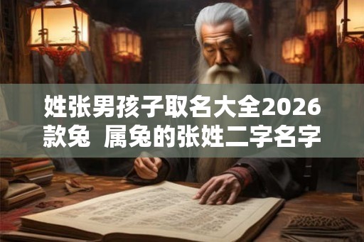 姓张男孩子取名大全2026款兔 属兔的张姓二字名字 姓张男孩子取名大全2026款兔 属兔的张姓二字名字