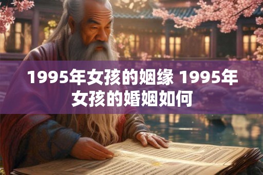 1995年女孩的姻缘 1995年女孩的婚姻如何