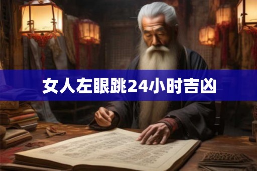 女人左眼跳24小时吉凶