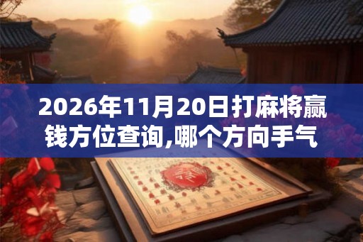 2026年11月20日打麻将赢钱方位查询,哪个方向手气佳 2026年11月20日打麻将赢钱方位查询,哪个方向手气佳