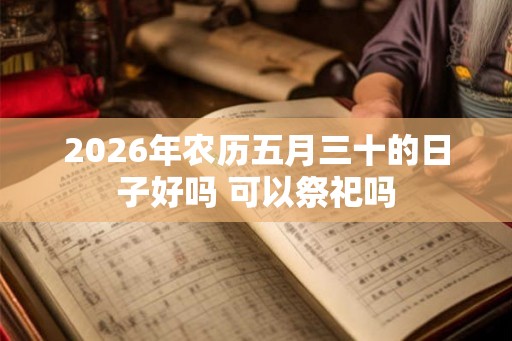 2026年农历五月三十的日子好吗 可以祭祀吗