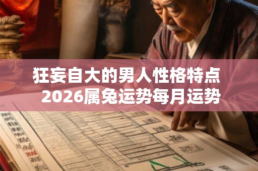 狂妄自大的男人性格特点  2026属兔运势每月运势