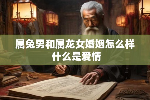 属兔男和属龙女婚姻怎么样 什么是爱情 属兔男和属龙女婚姻怎么样 什么是爱情
