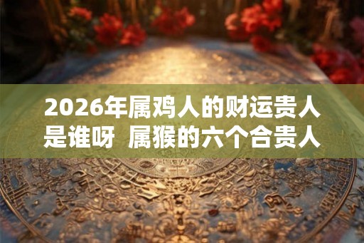 2026年属鸡人的财运贵人是谁呀  属猴的六个合贵人