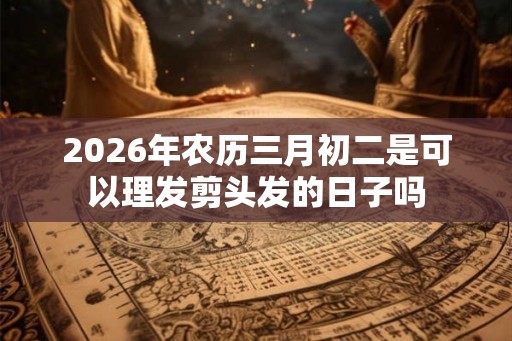 2026年农历三月初二是可以理发剪头发的日子吗