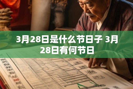 3月28日是什么节日子 3月28日有何节日