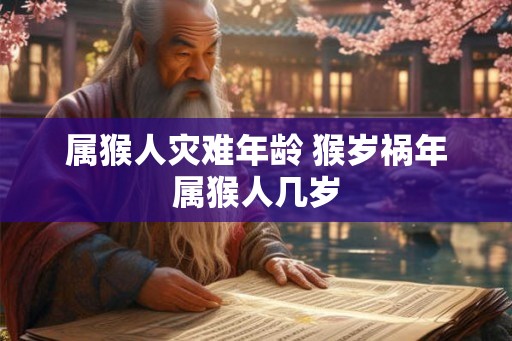 属猴人灾难年龄 猴岁祸年属猴人几岁