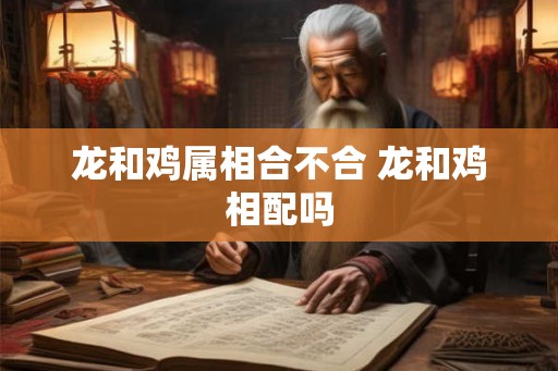 龙和鸡属相合不合 龙和鸡相配吗