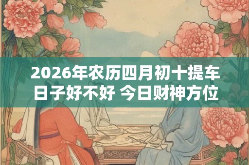 2026年农历四月初十提车日子好不好 今日财神方位