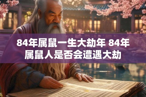 84年属鼠一生大劫年 84年属鼠人是否会遭遇大劫