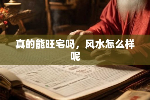 真的能旺宅吗，风水怎么样呢