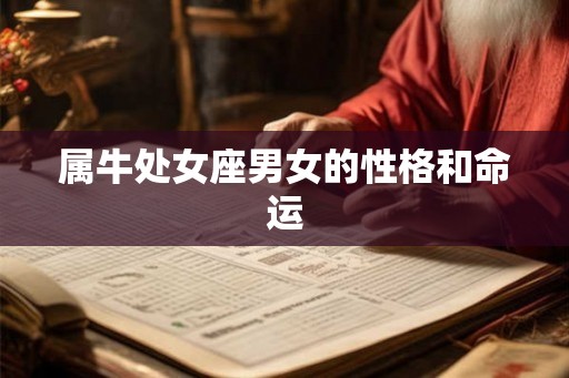 属牛处女座男女的性格和命运