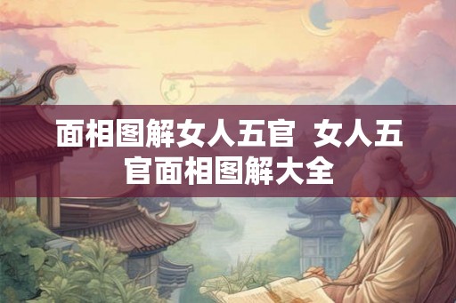 面相图解女人五官  女人五官面相图解大全