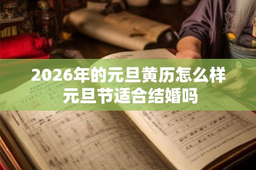 2026年的元旦黄历怎么样 元旦节适合结婚吗