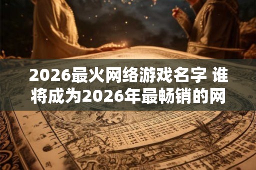 2026最火网络游戏名字 谁将成为2026年最畅销的网络游戏