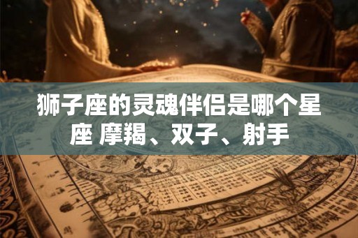 狮子座的灵魂伴侣是哪个星座 摩羯、双子、射手