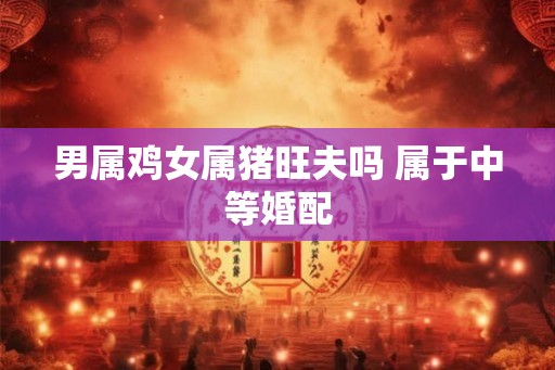 男属鸡女属猪旺夫吗 属于中等婚配