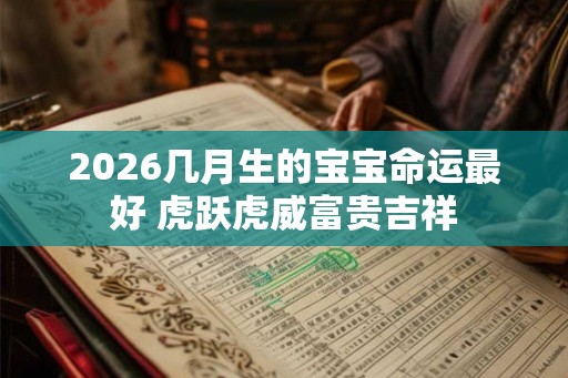 2026几月生的宝宝命运最好 虎跃虎威富贵吉祥