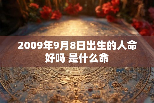 2009年9月8日出生的人命好吗 是什么命