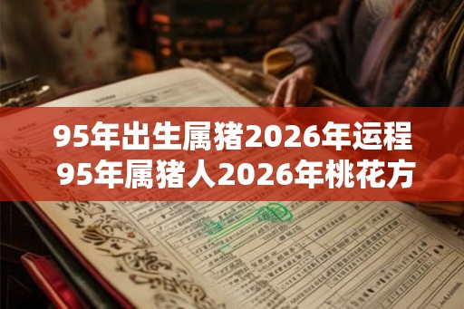 95年出生属猪2026年运程 95年属猪人2026年桃花方位