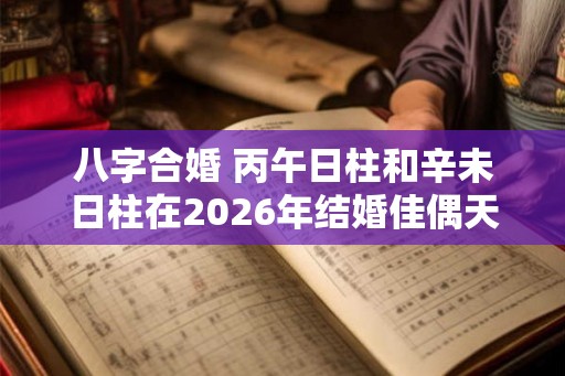 八字合婚 丙午日柱和辛未日柱在2026年结婚佳偶天成 八字合婚 丙午日柱和辛未日柱在2026年结婚佳偶天成