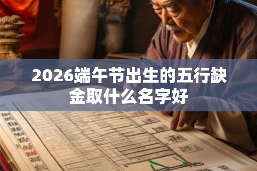 2026端午节出生的五行缺金取什么名字好
