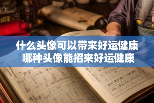 什么头像可以带来好运健康 哪种头像能招来好运健康
