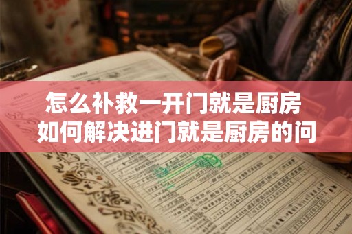 怎么补救一开门就是厨房 如何解决进门就是厨房的问题