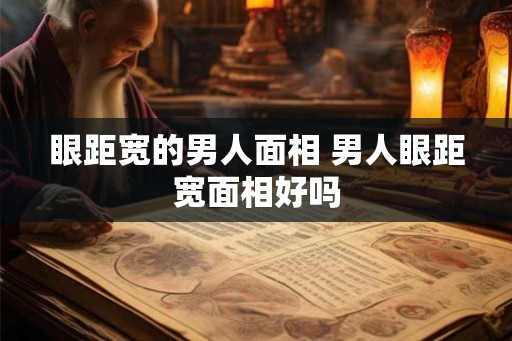 眼距宽的男人面相 男人眼距宽面相好吗 眼距宽的男人面相 男人眼距宽面相好吗