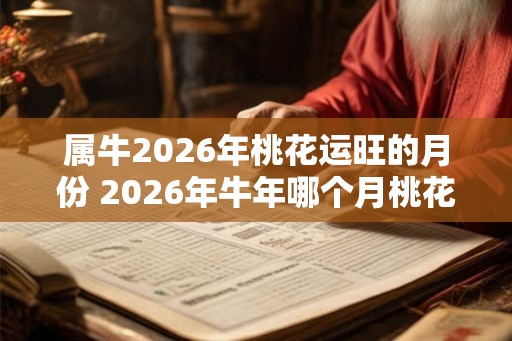属牛2026年桃花运旺的月份 2026年牛年哪个月桃花运旺