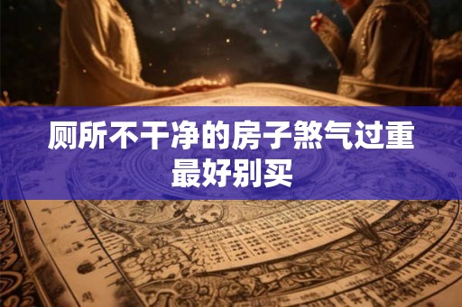 厕所不干净的房子煞气过重最好别买