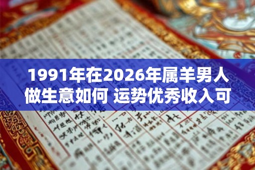 1991年在2026年属羊男人做生意如何 运势优秀收入可观