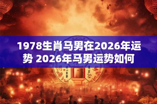 1978生肖马男在2026年运势 2026年马男运势如何 1978生肖马男在2026年运势 2026年马男运势如何