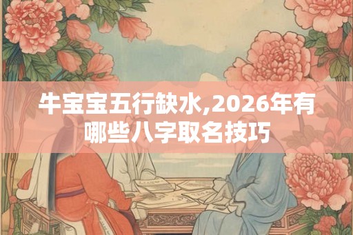 牛宝宝五行缺水,2026年有哪些八字取名技巧
