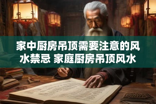 家中厨房吊顶需要注意的风水禁忌 家庭厨房吊顶风水禁忌