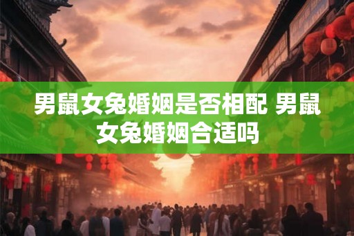 男鼠女兔婚姻是否相配 男鼠女兔婚姻合适吗