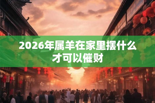 2026年属羊在家里摆什么才可以催财