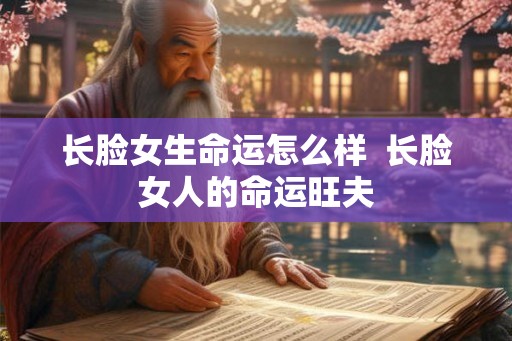 长脸女生命运怎么样  长脸女人的命运旺夫