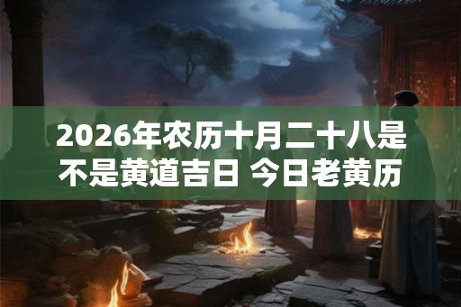 2026年农历十月二十八是不是黄道吉日 今日老黄历如何