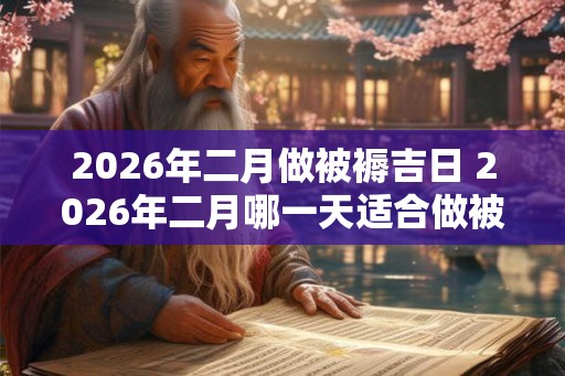 2026年二月做被褥吉日 2026年二月哪一天适合做被褥
