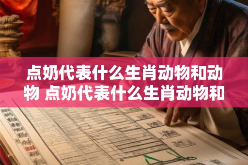 点奶代表什么生肖动物和动物 点奶代表什么生肖动物和动物