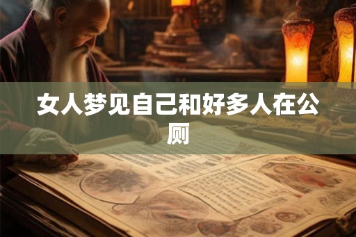 女人梦见自己和好多人在公厕 女人梦见自己和好多人在公厕