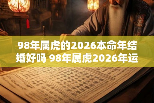 98年属虎的2026本命年结婚好吗 98年属虎2026年运势详解