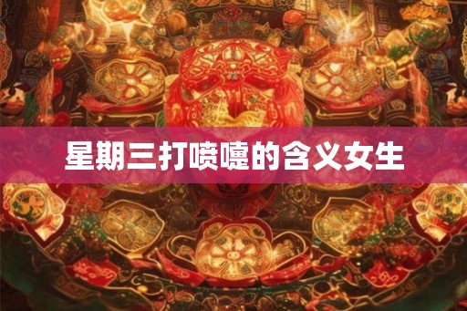 星期三打喷嚏的含义女生