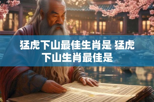 猛虎下山最佳生肖是 猛虎下山生肖最佳是 猛虎下山最佳生肖是 猛虎下山生肖最佳是