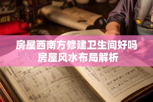 房屋西南方修建卫生间好吗 房屋风水布局解析 房屋西南方修建卫生间好吗 房屋风水布局解析