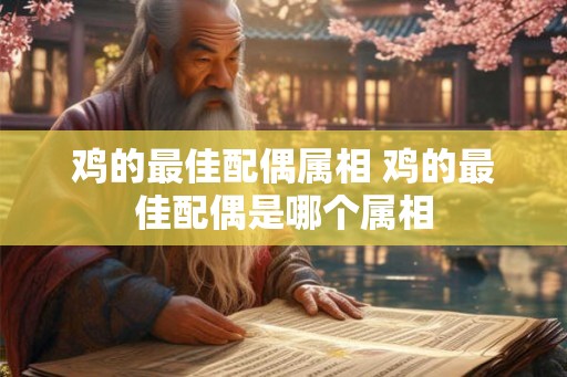 鸡的最佳配偶属相 鸡的最佳配偶是哪个属相