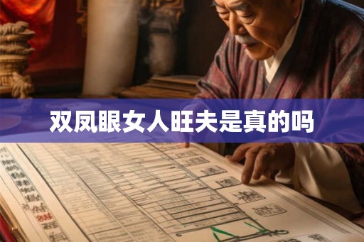 双凤眼女人旺夫是真的吗