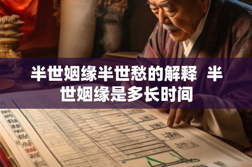 半世姻缘半世愁的解释  半世姻缘是多长时间