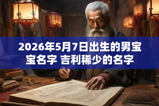 2026年5月7日出生的男宝宝名字 吉利稀少的名字